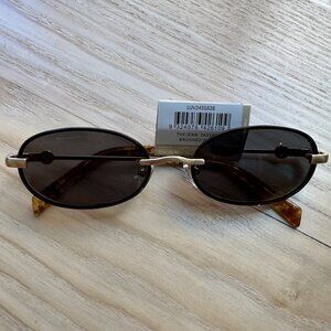 NWT - Luv Lou - The Jean Sunglasses (Brushed Gold)